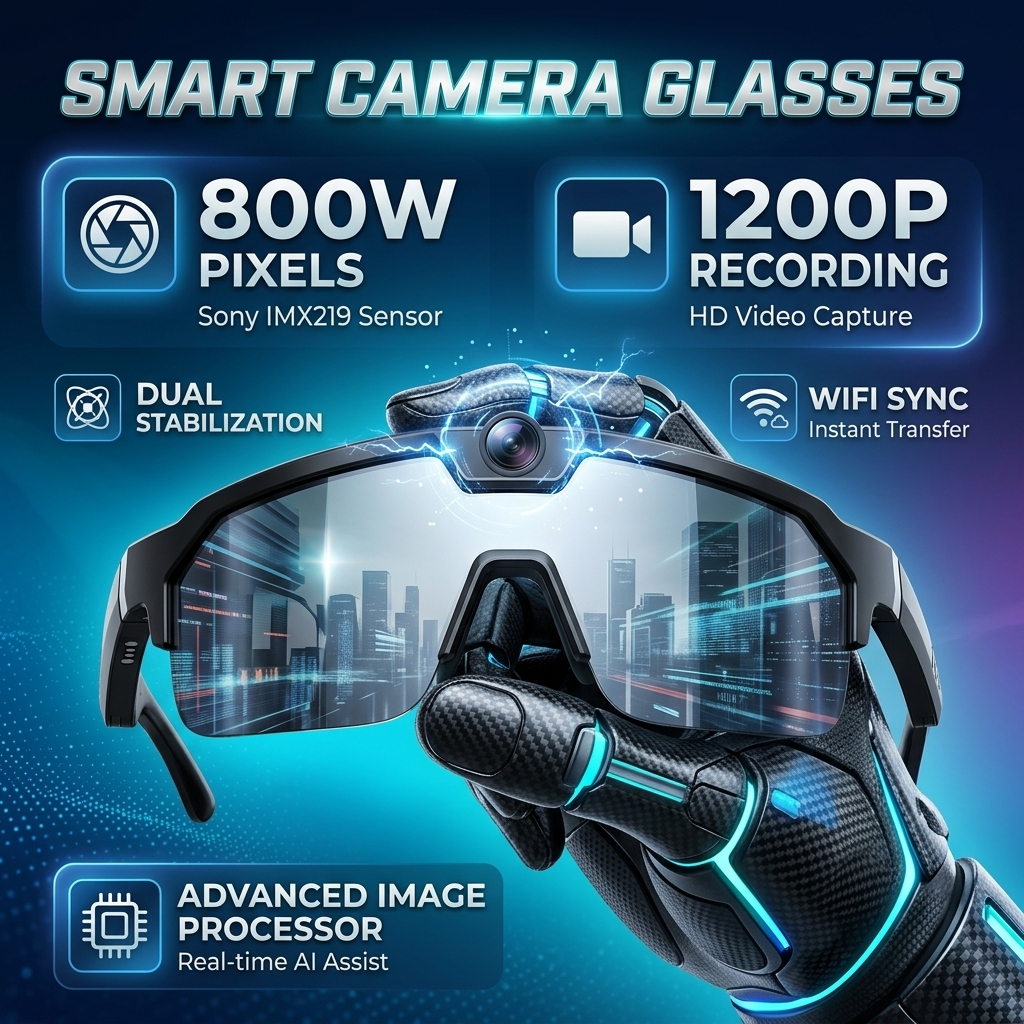 Photography News - New AI Camera Glasses, 1200P POV
