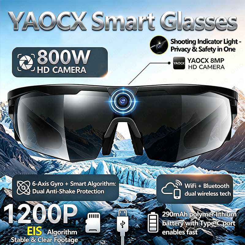Photography Product - 2026 New Smart Glasses Cycling Record