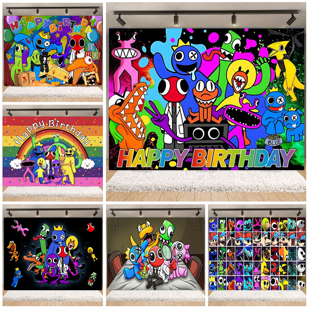 Photography Class - Cartoon Rainbow Theme Kid Birthday Party