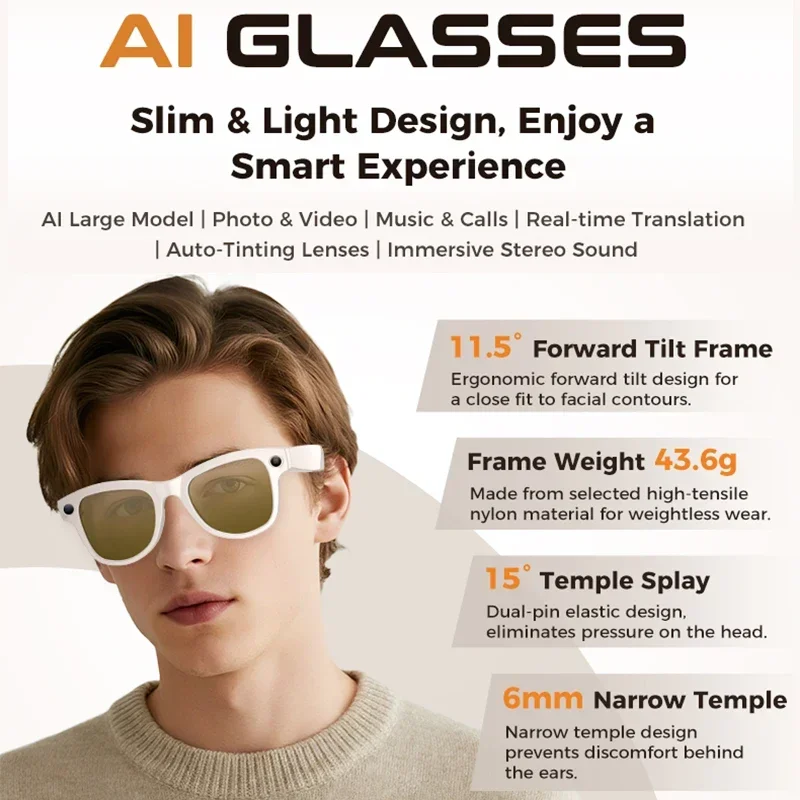 2026 New AI Smart Glasses with - Photography News recension och pris