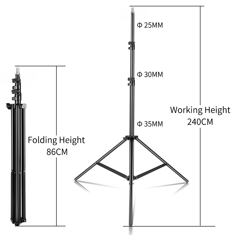 240CM/7.9FT 1/4 Screw Photogra - Photography Umbrella Lights recension och pris