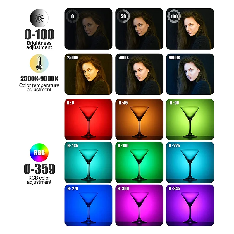 2026 New120 RGB Pocket Fill Li - Photography Camera recension och pris