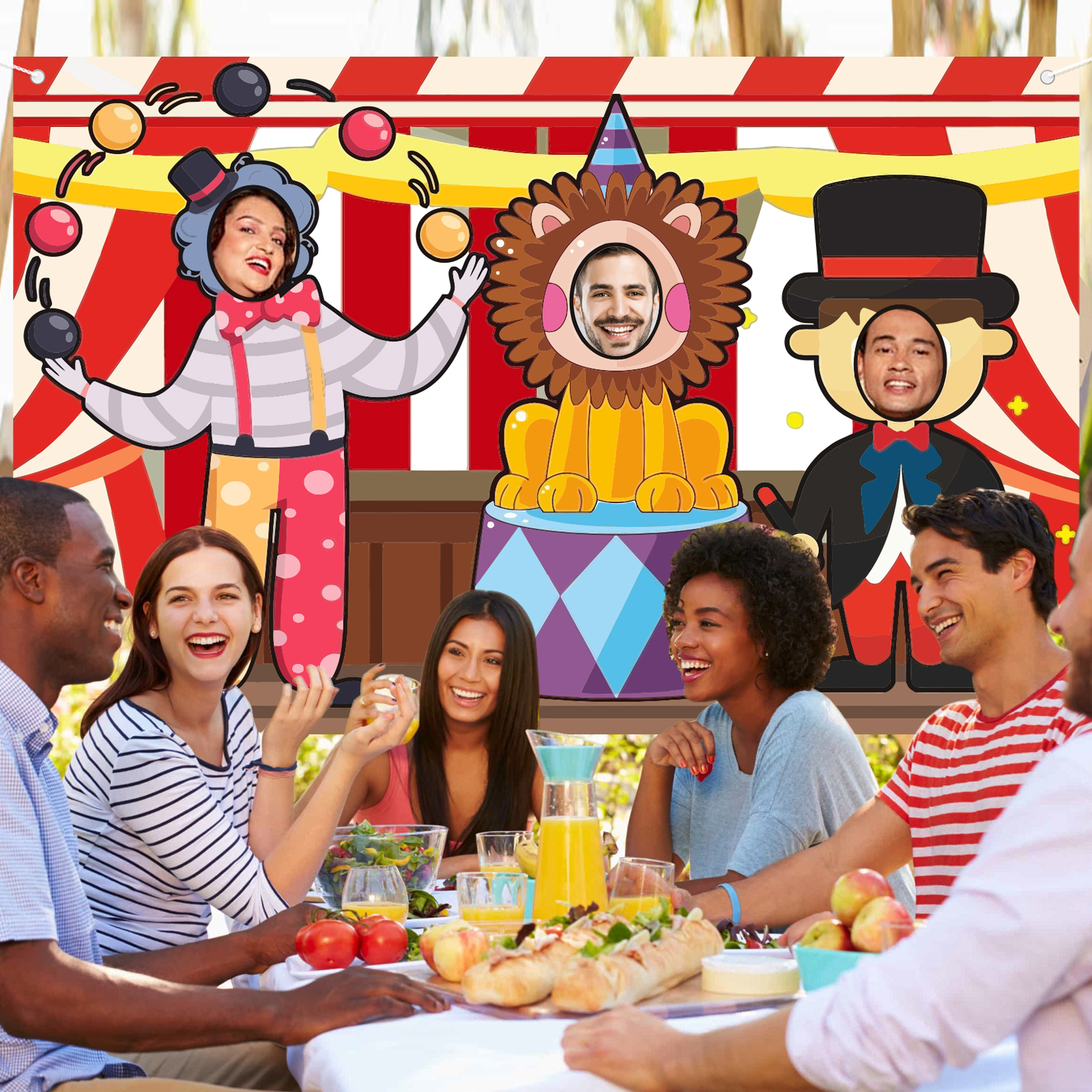 Circus Troup Photo Banner Back - Photography Class recension och pris