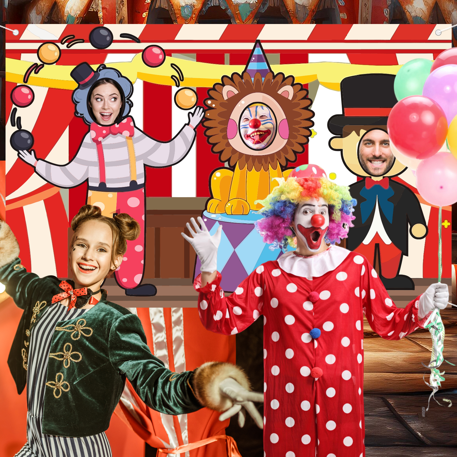 Circus Troup Photo Banner Back - Photography Class recension och pris