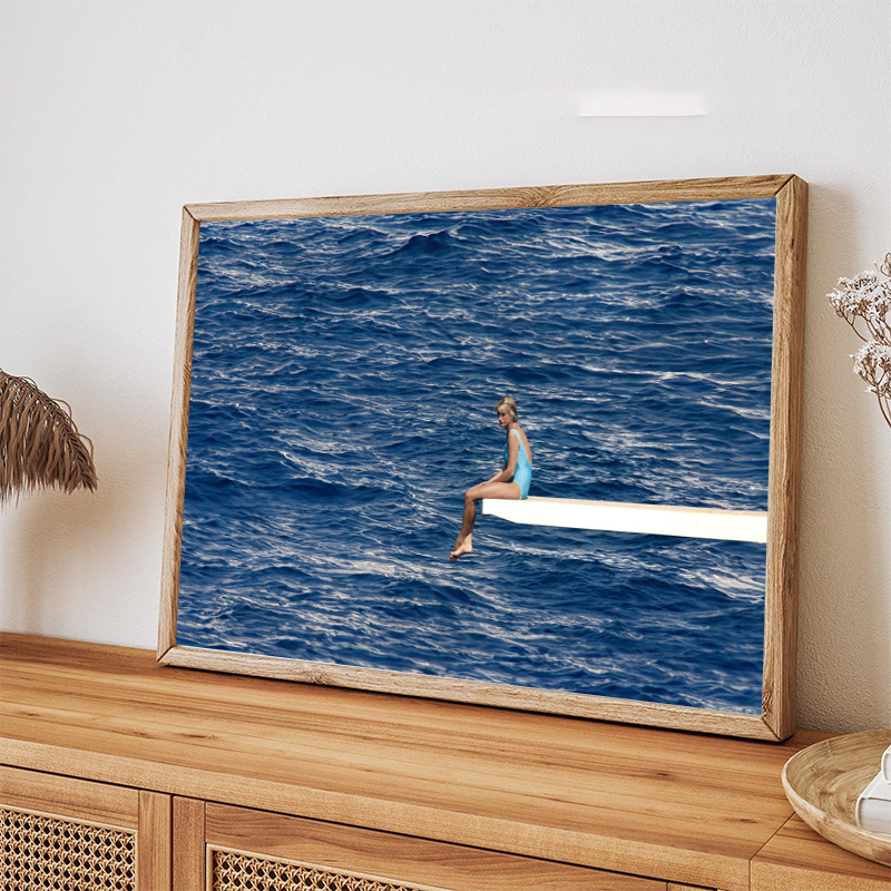 1pc frameless Canvas Painting  - Photography Vintage recension och pris