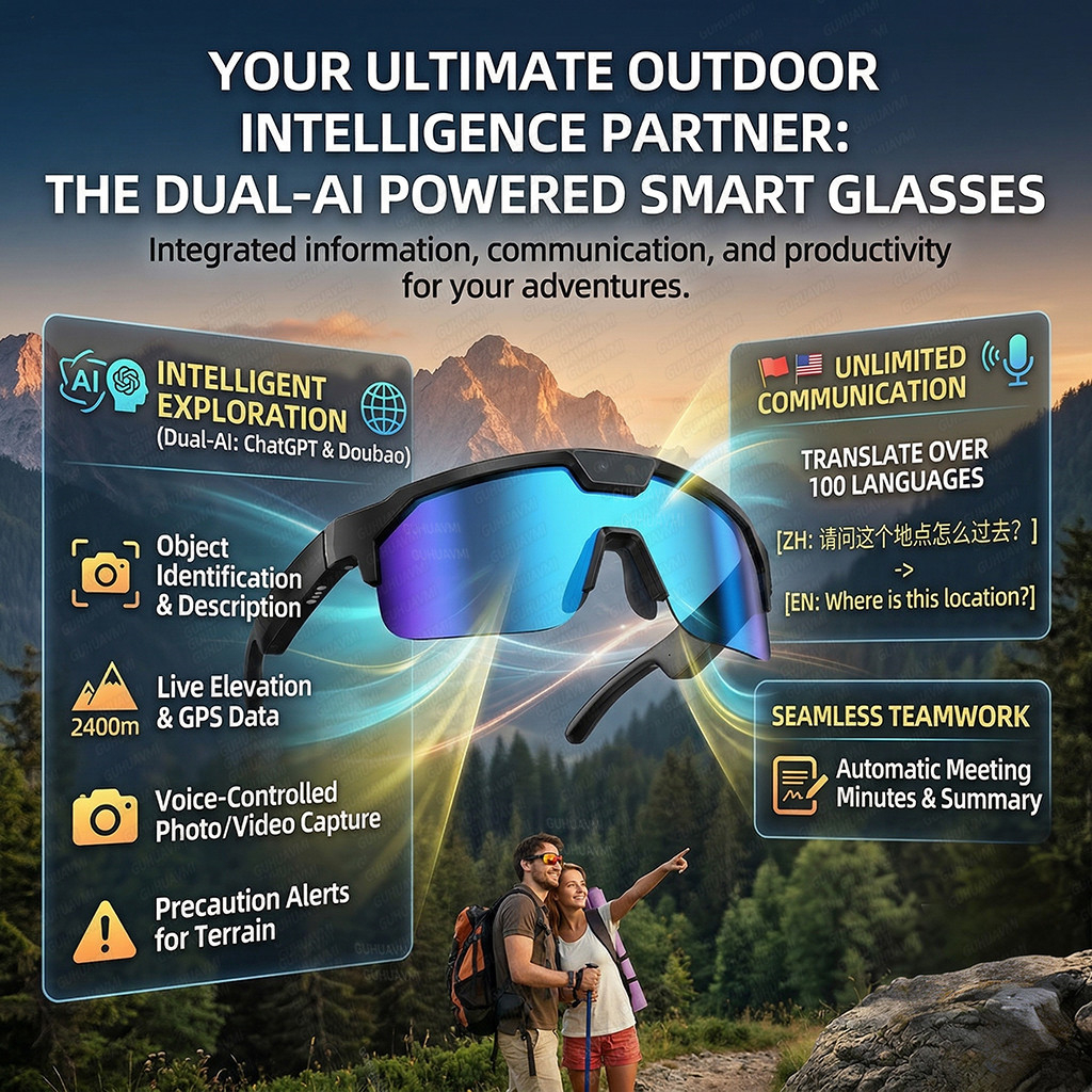 New AI Camera Glasses, 1200P P - Photography News recension och pris