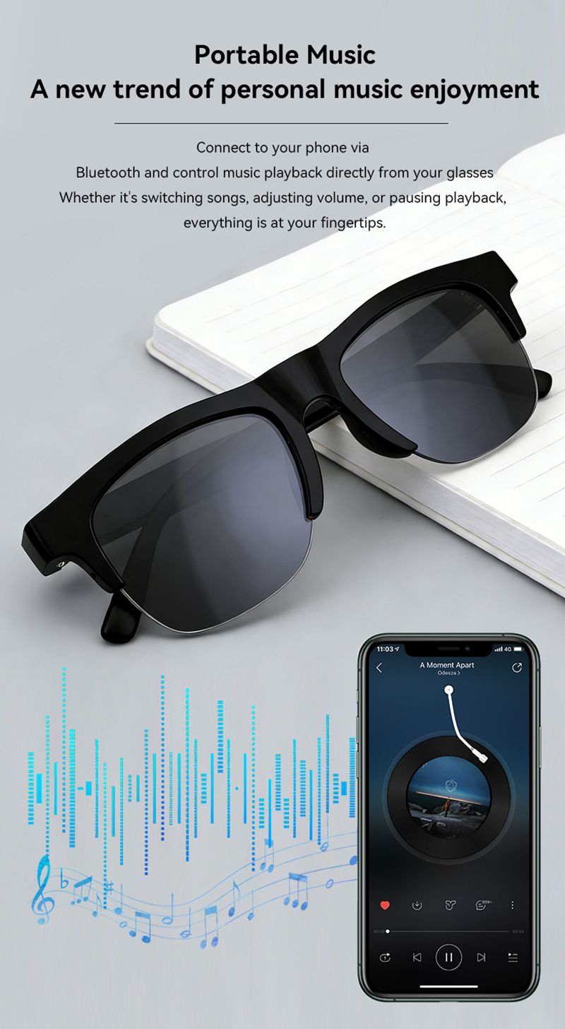 AI Smart Glasses 4K Remote Con - Photography Product recension och pris