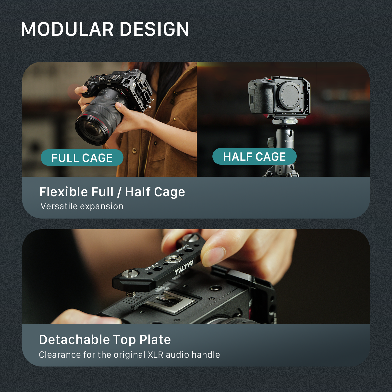 TILTA C50 Cage For Canon C50 F - Camera Cage Baseplate recension och pris