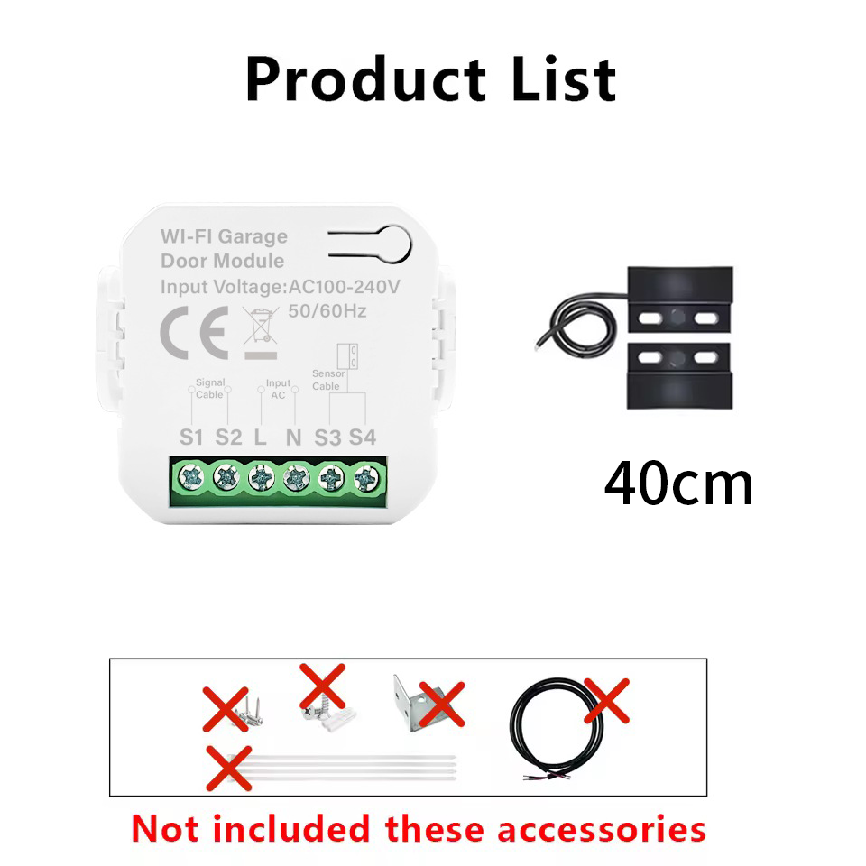 Smart Tuya WiFi Garage Door Sw - Remote Shutter Release recension och pris