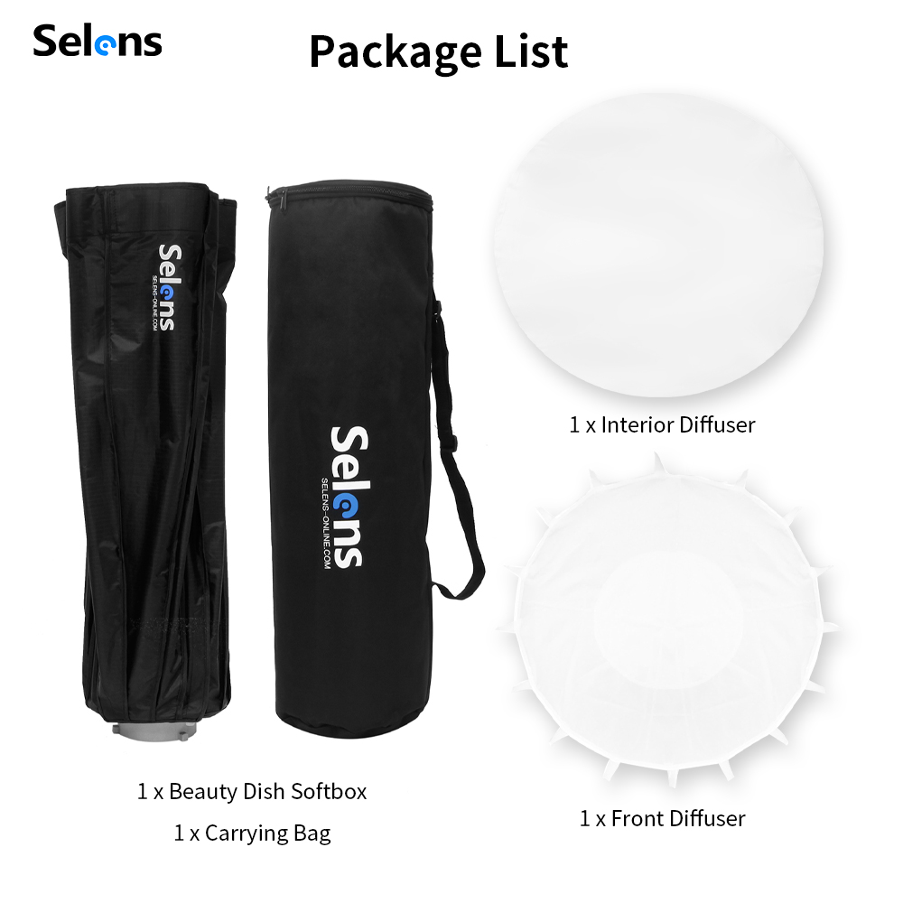 Selens 85cm Umbrella Radar Sof - Photography Umbrella Lights recension och pris