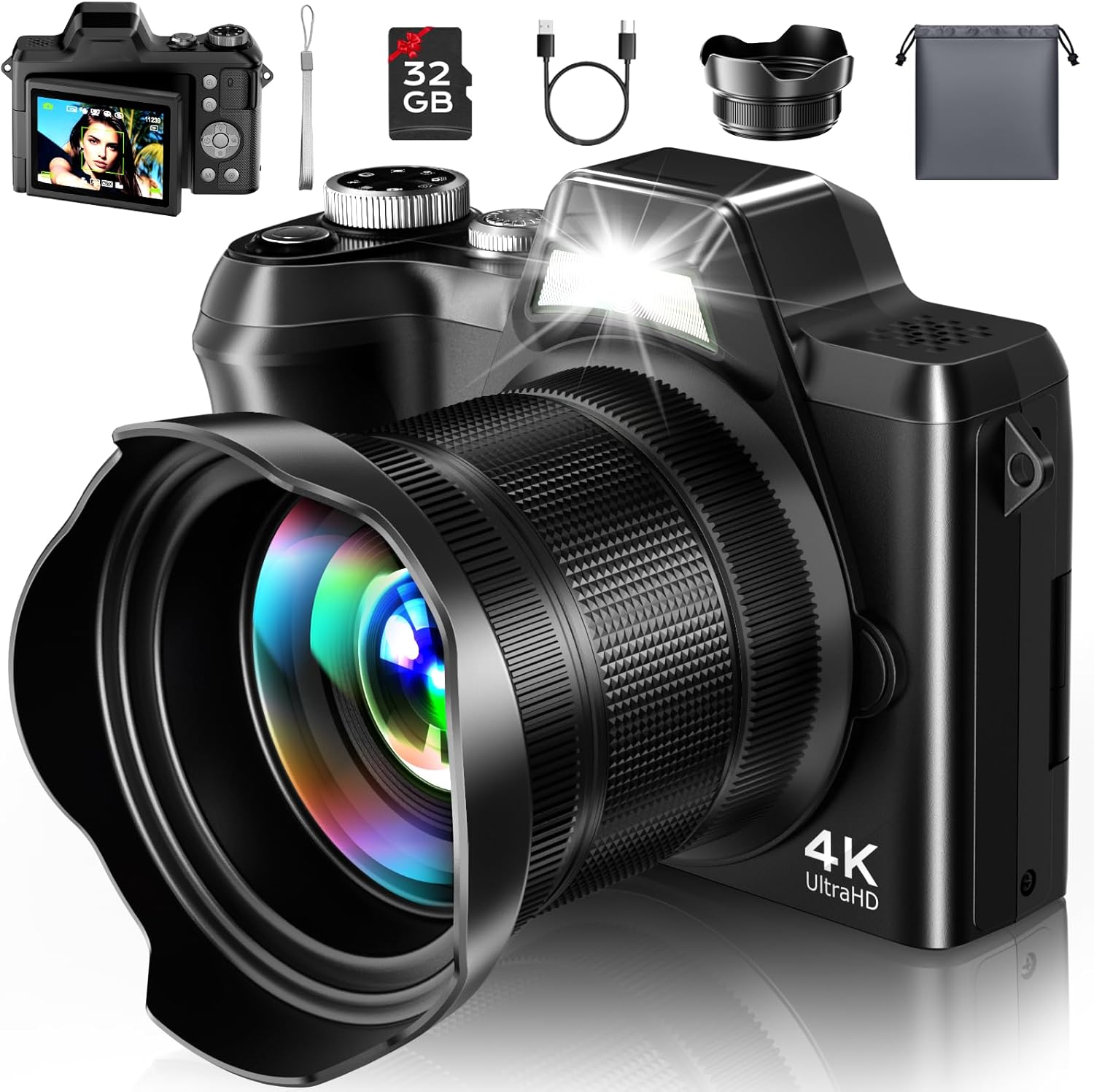 4K Travel Photography Digital  - Photography Camera recension och pris