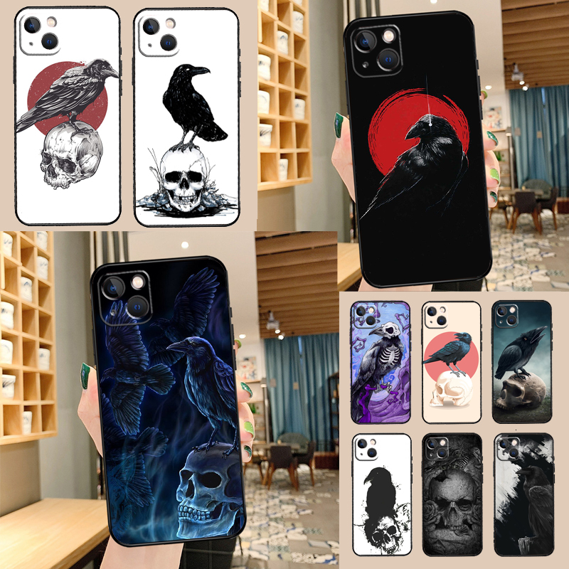 Crow Raven Dark Skull Case For - Photography Xiaomi 17 Ultra recension och pris