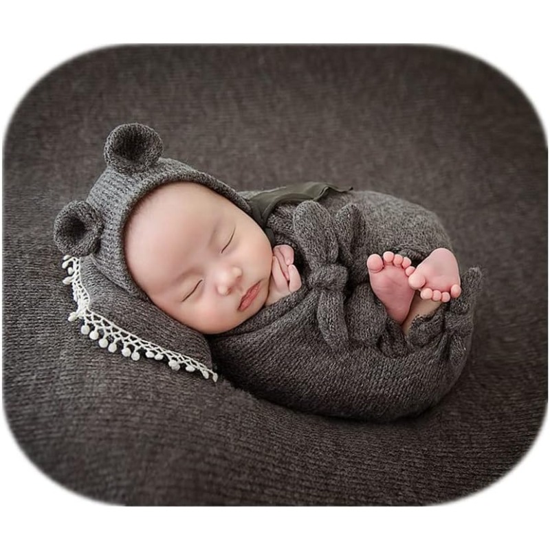 3PCS Baby Photo Prop Set -Swad - Photography Outfit recension och pris