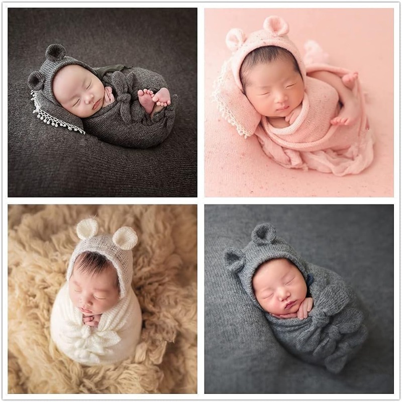 3PCS Baby Photo Prop Set -Swad - Photography Outfit recension och pris