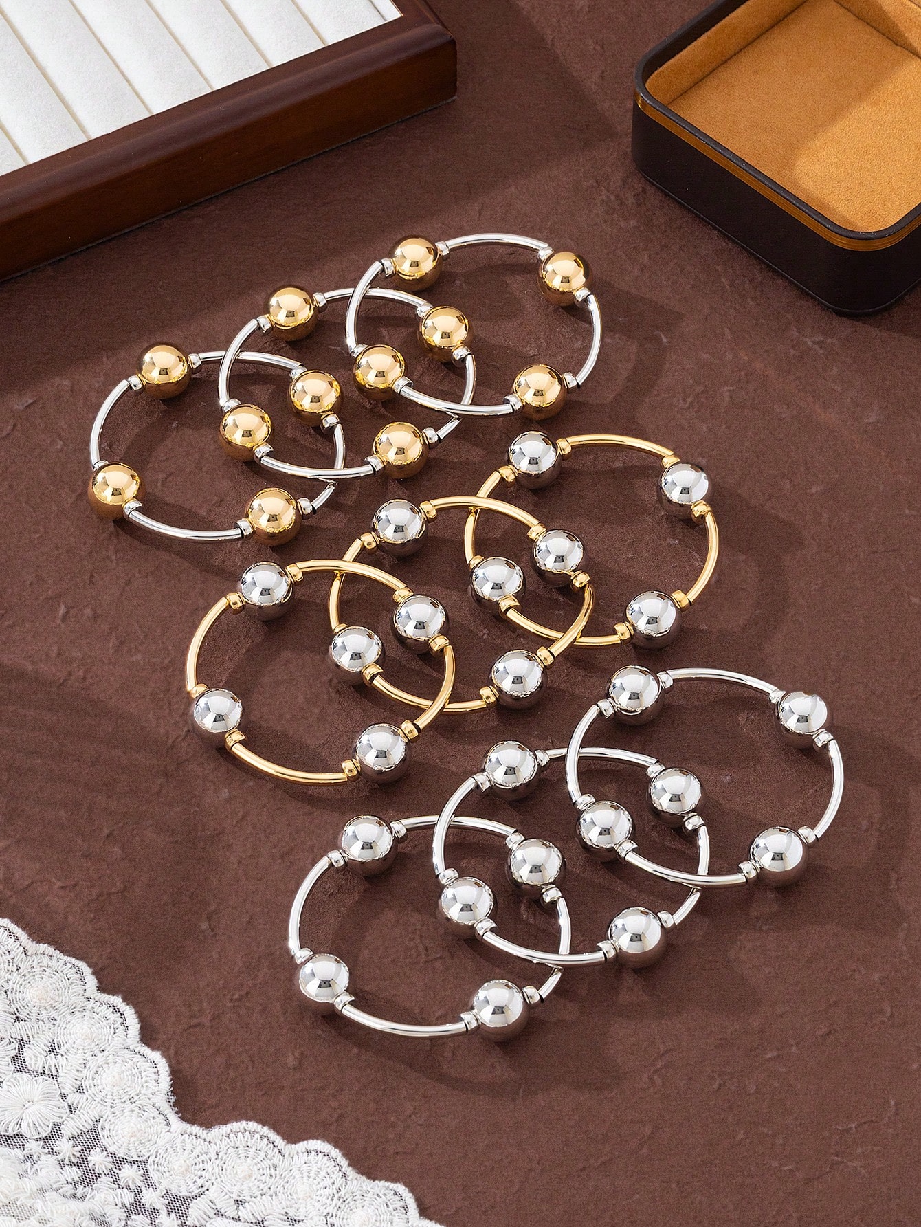 3-piece retro pearl bracelet s - Photography Vintage Style recension och pris