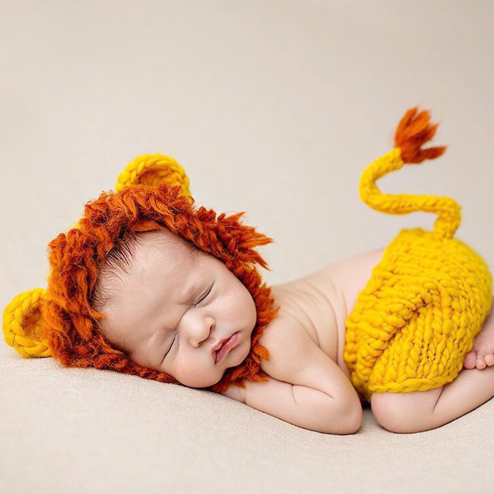 Hand-Knitted Baby Costume Set  - Photography Outfit recension och pris