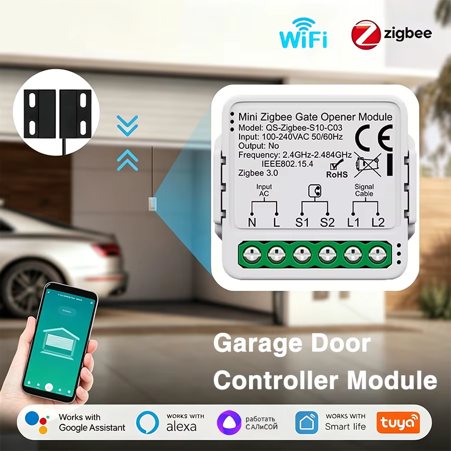 Tuya Smart WiFi or Zigbee Gara - Remote Shutter Release recension och pris