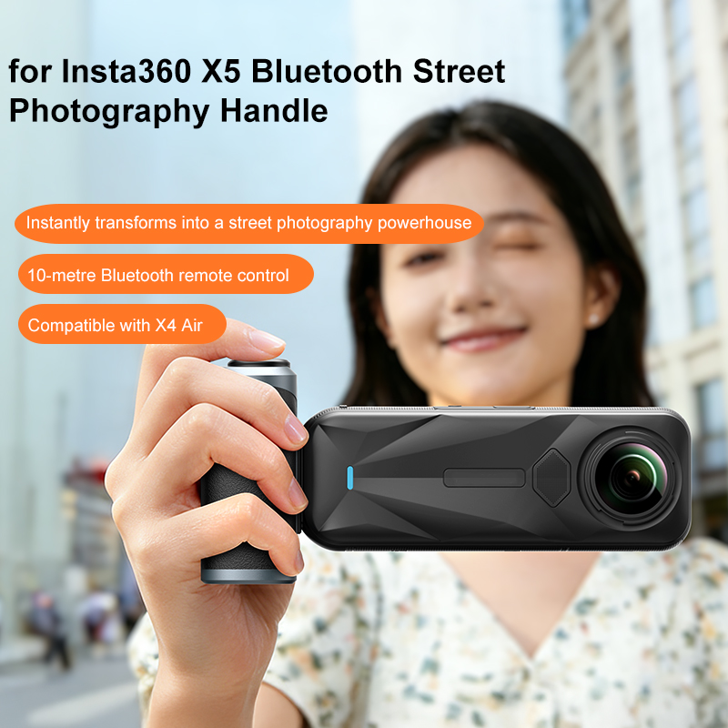 Street Grip Vlog Holder Combo  - Photography Grip Insta360 X5 recension och pris