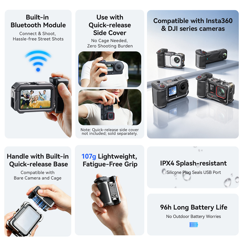 For Insta360 X5 x4 Air Go Ultr - Photography Grip Insta360 X5 recension och pris