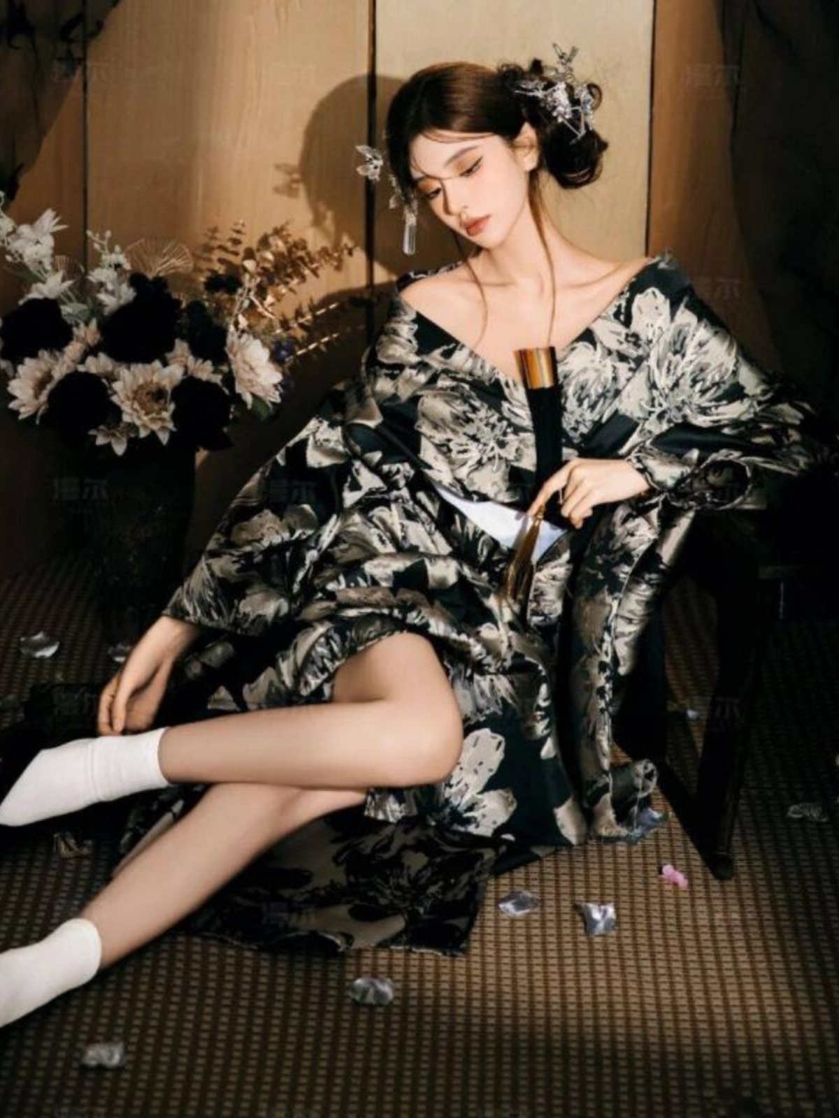 New Style Kimono Bathrobe Phot - Photography Young recension och pris