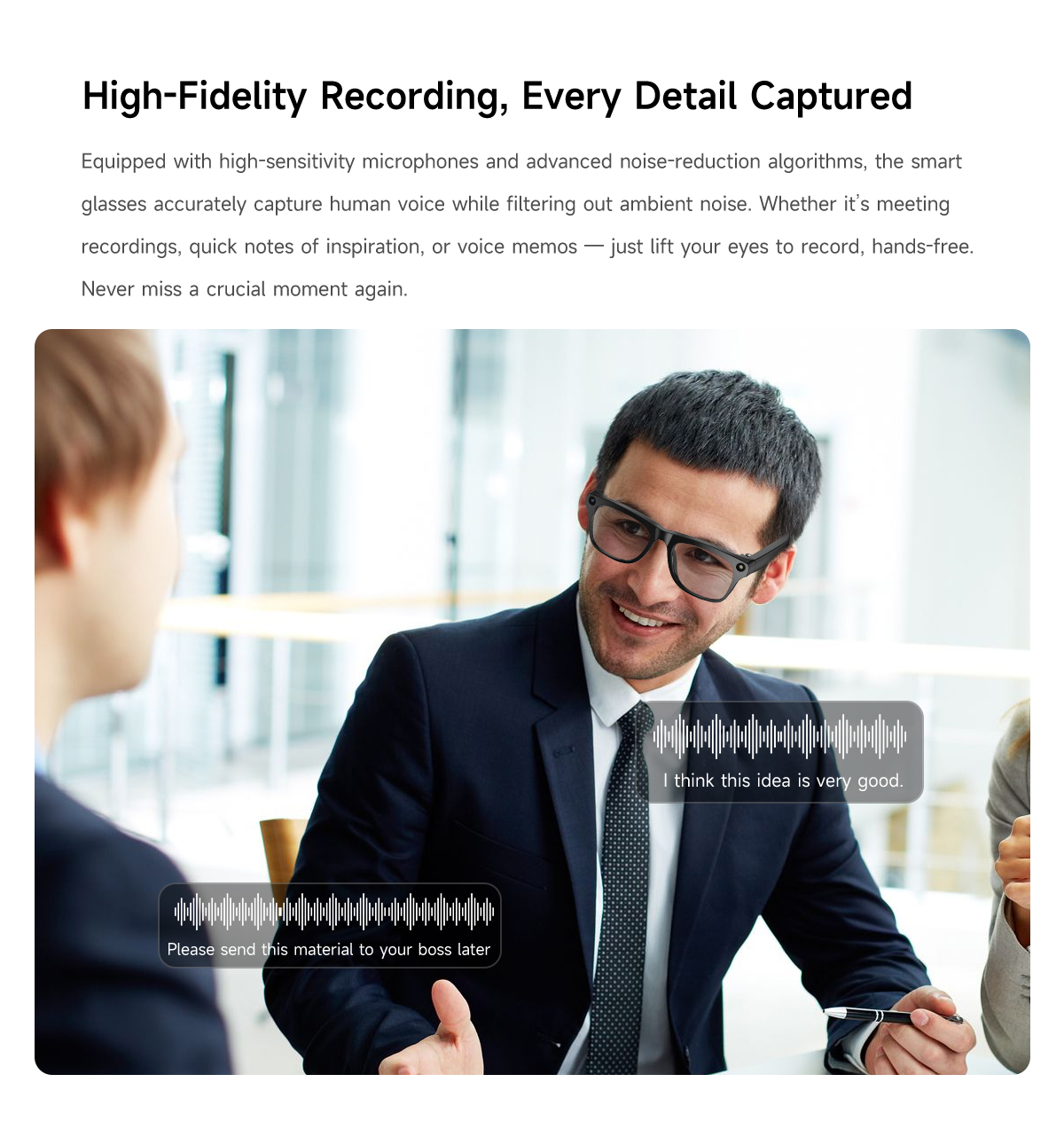 New AI Smart Glasses Camera Re - Photography Product recension och pris