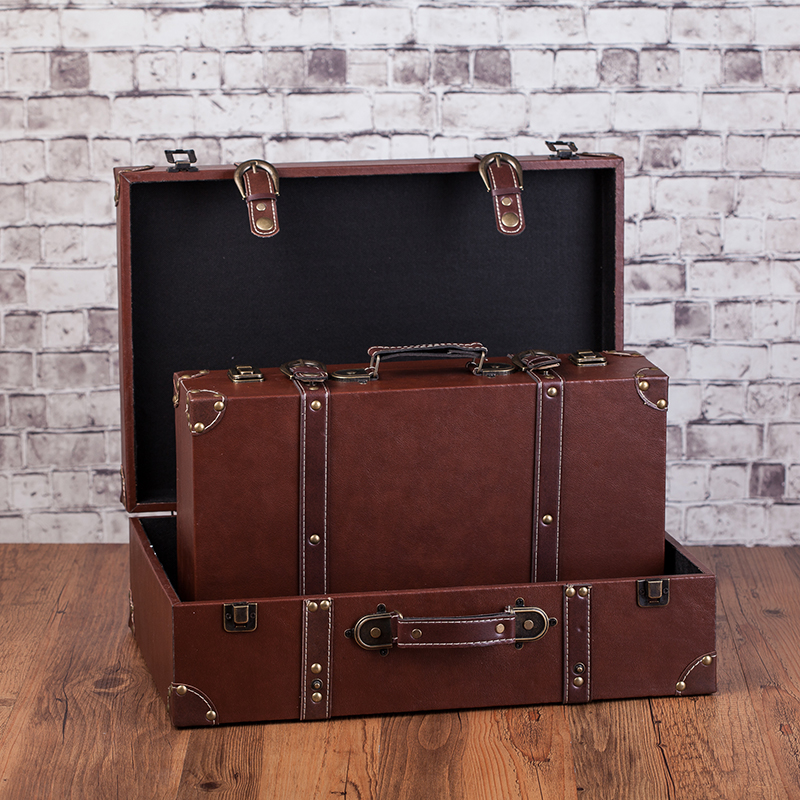 Retro Brown Leather Handheld W - Photography Vintage Style recension och pris