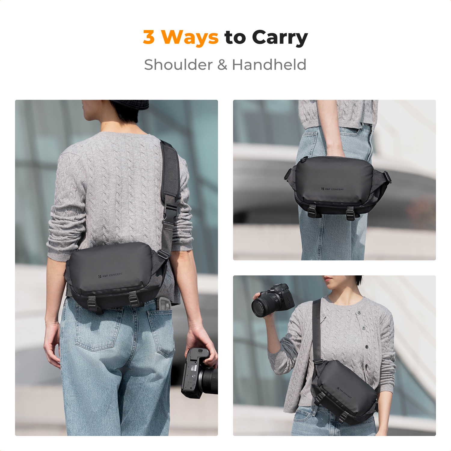 K&F CONCEPT 4L Camera Sling Ba - Photography Product recension och pris