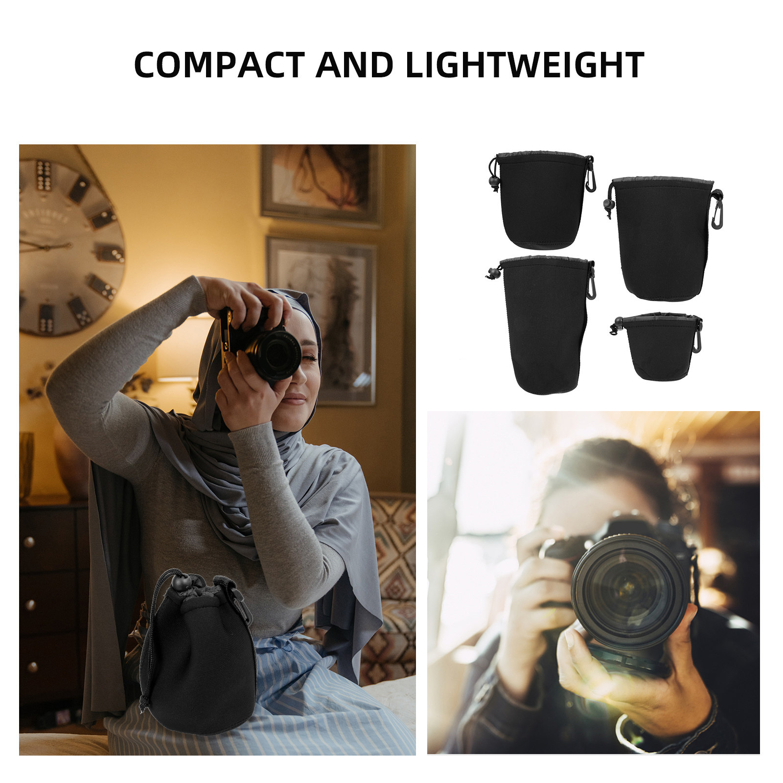 4Pcs Camera Lens Protective Ca - Camera Bag Waterproof recension och pris