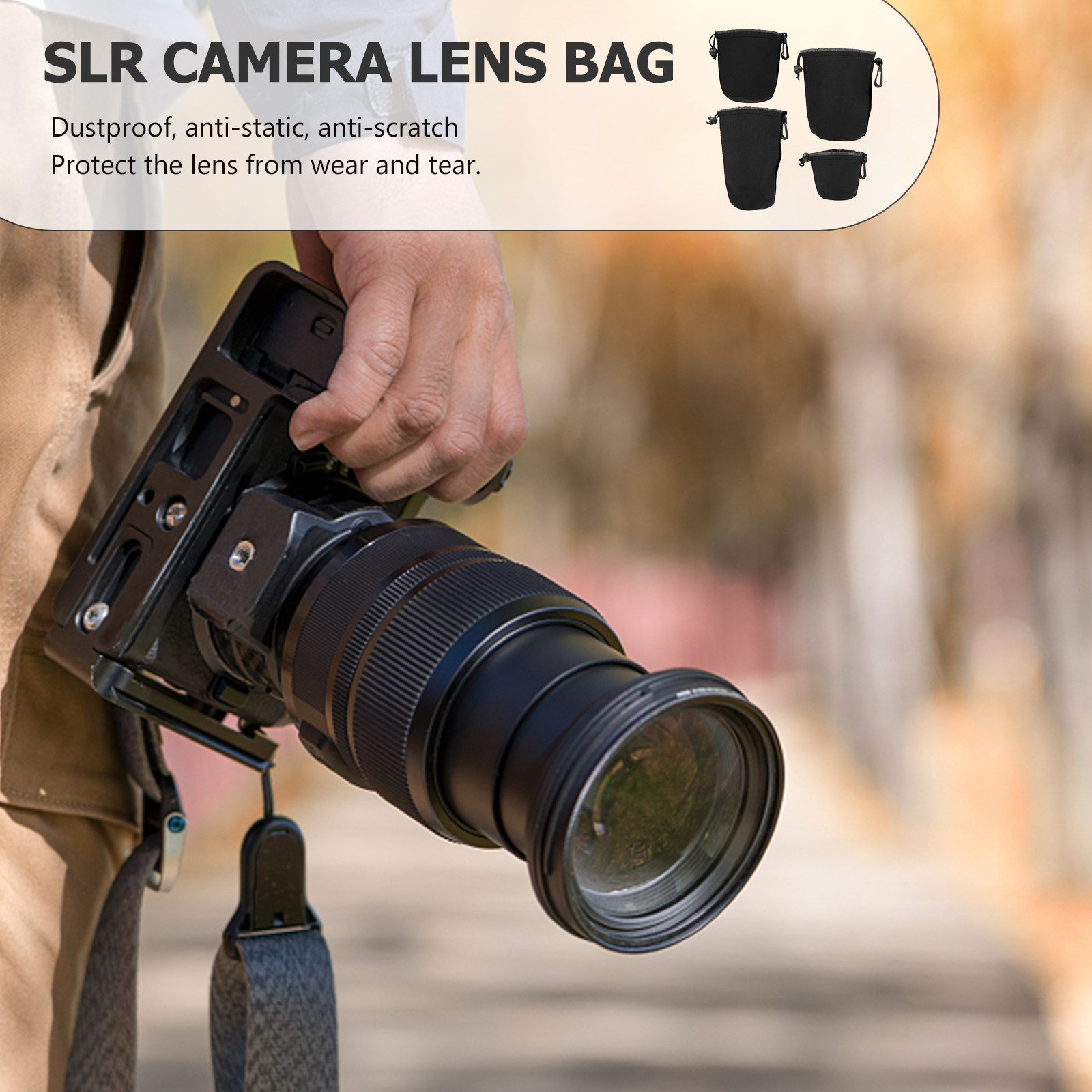 4Pcs Camera Lens Protective Ca - Camera Bag Waterproof recension och pris