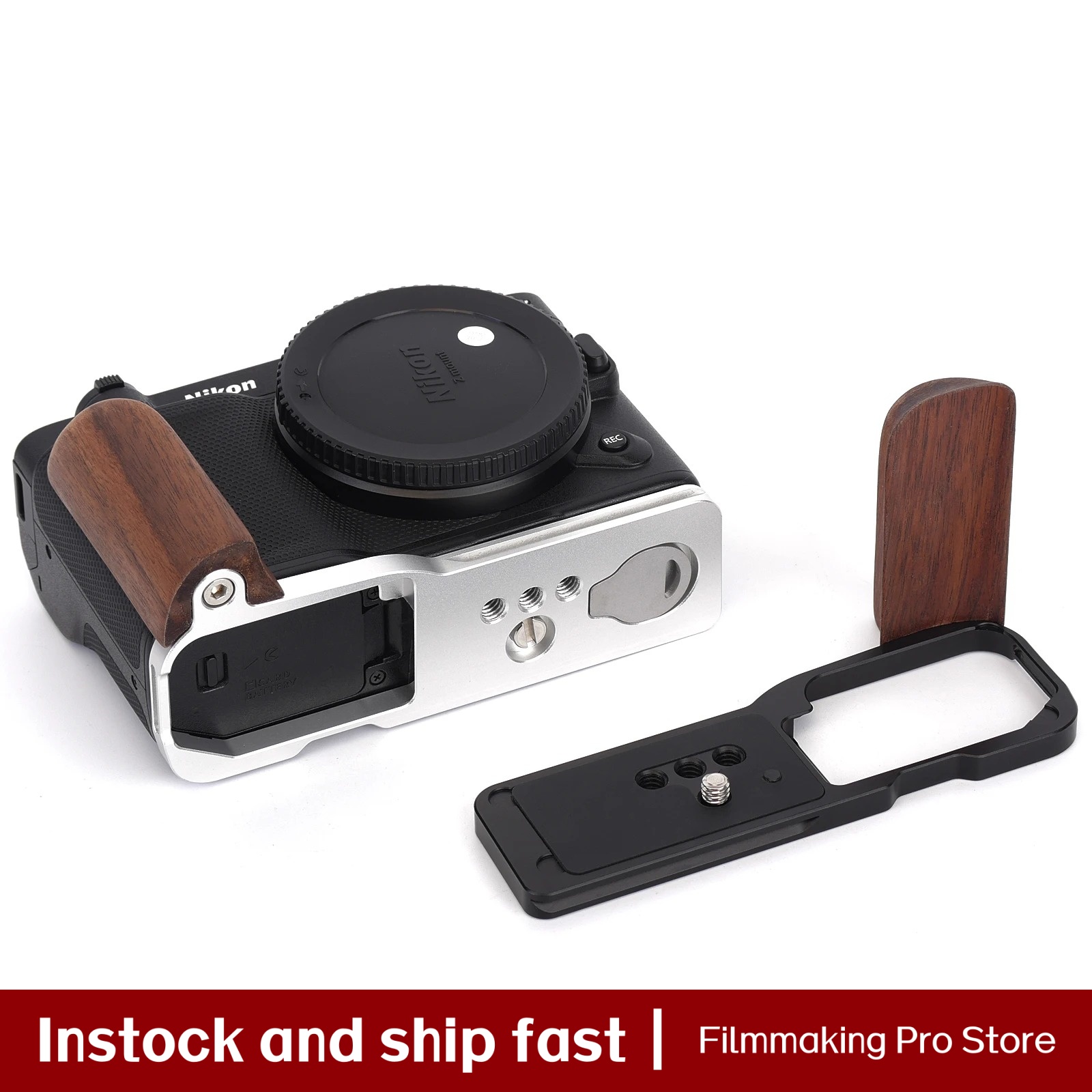 Fittest Wooden Handgrip for Ni - Camera Cage Baseplate recension och pris