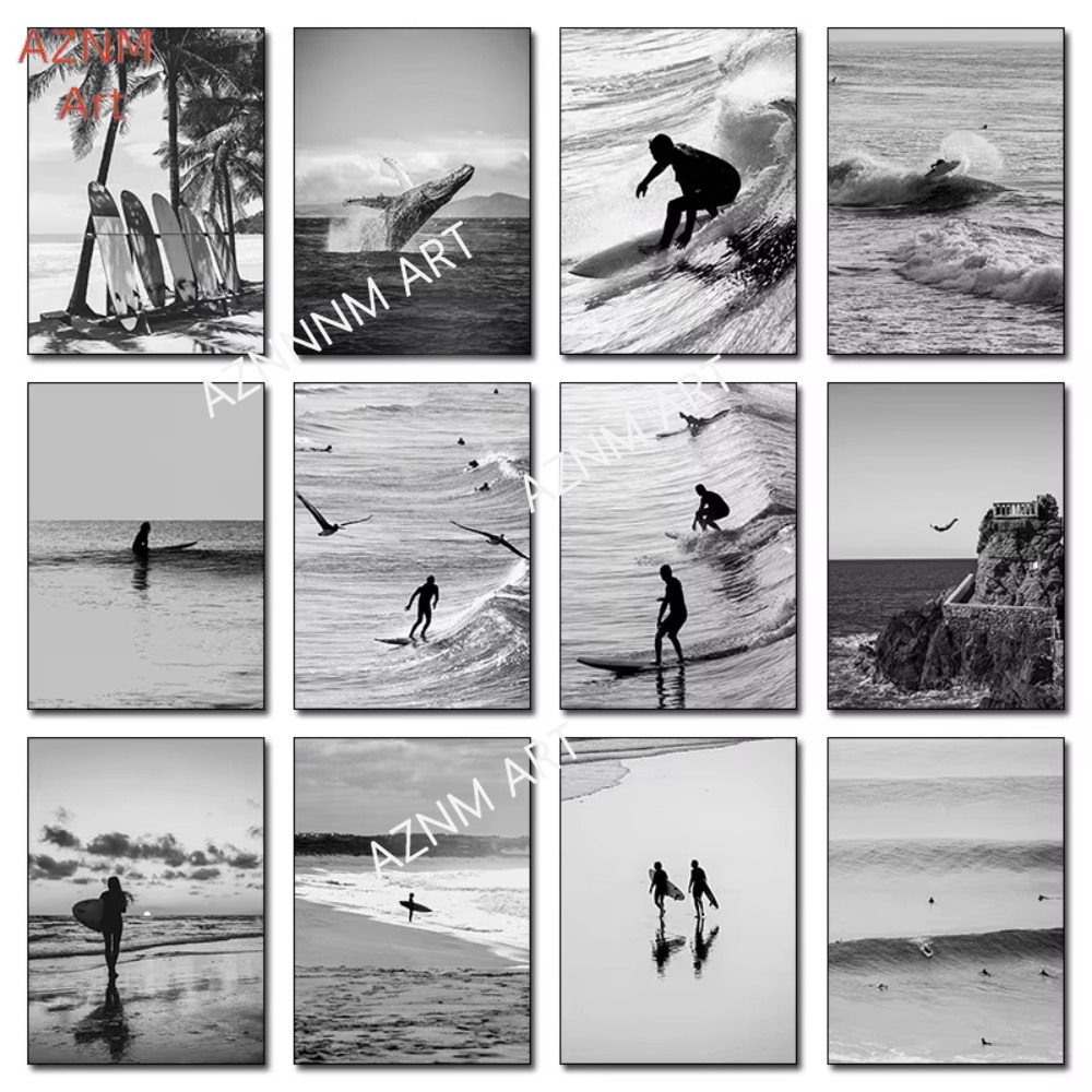 1PC ，Fine Surfing Black and Wh - Photography Class recension och pris