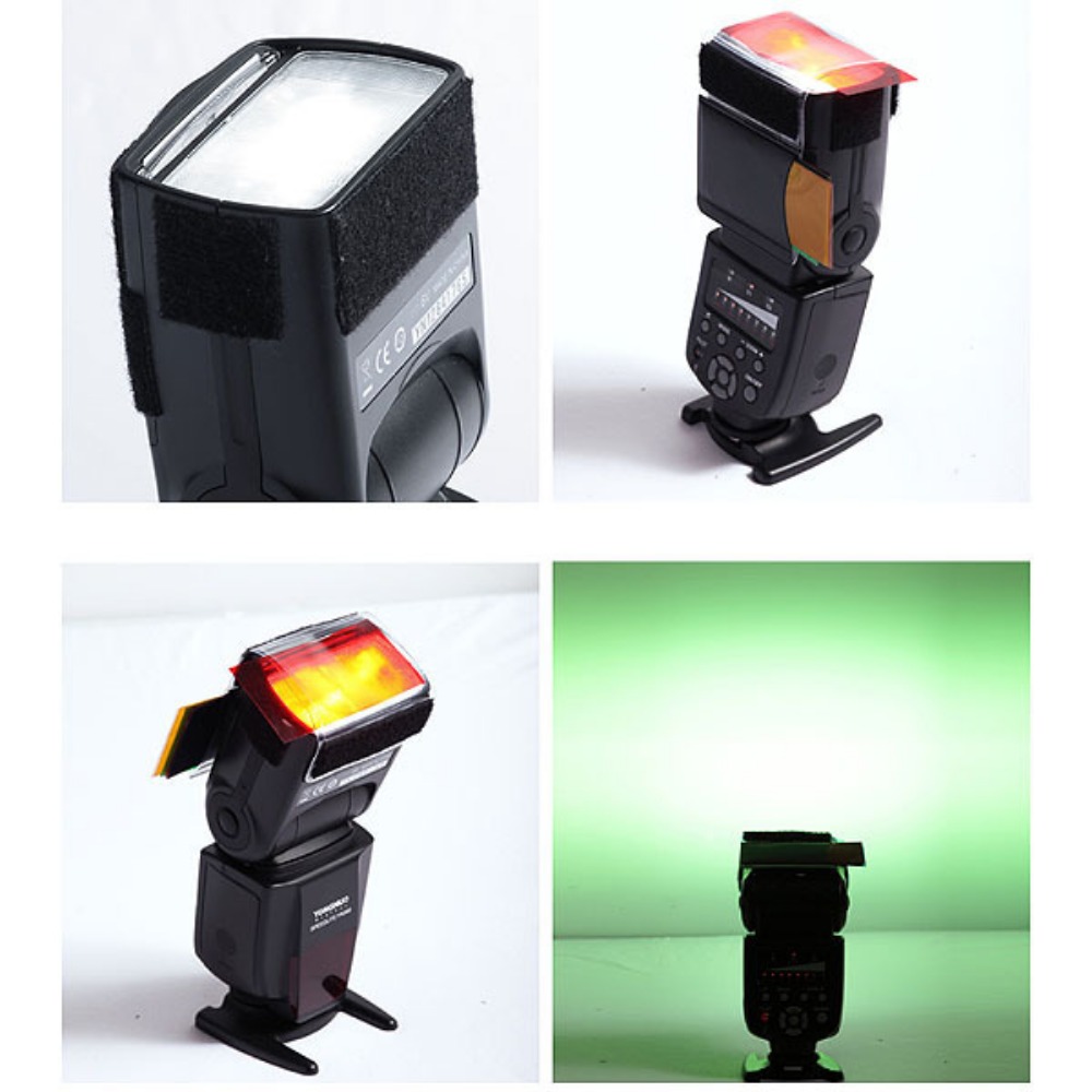 12 Colors Camera Flash Gels Li - Photography Treatment recension och pris