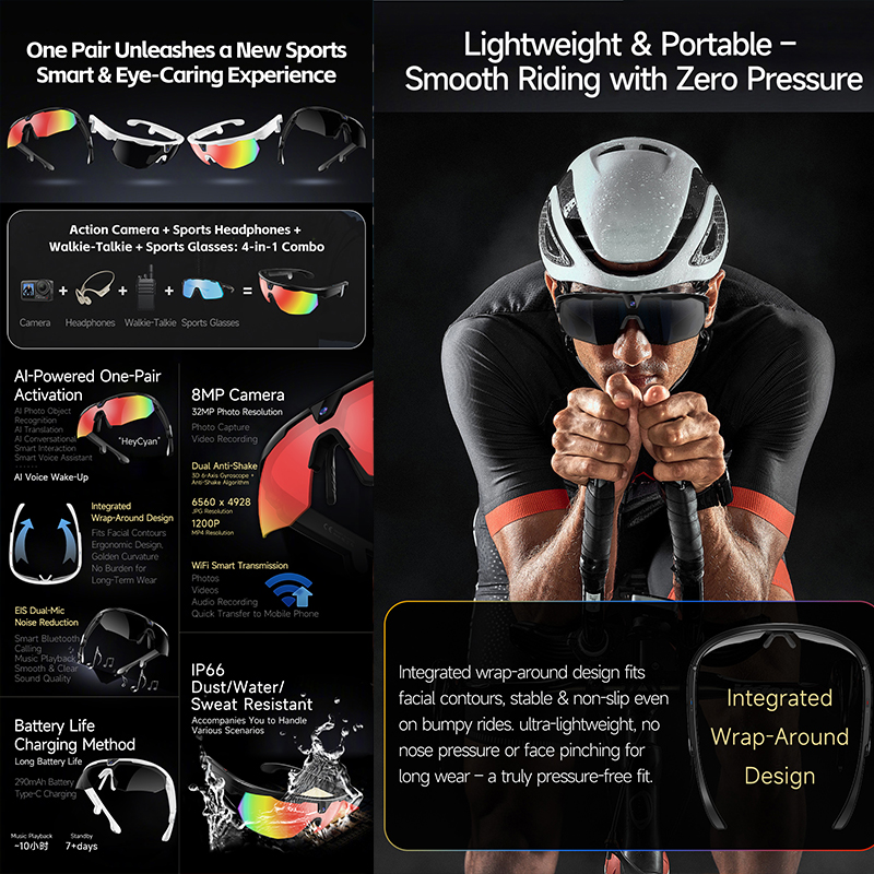 2026 New Smart Glasses Cycling - Photography Product recension och pris