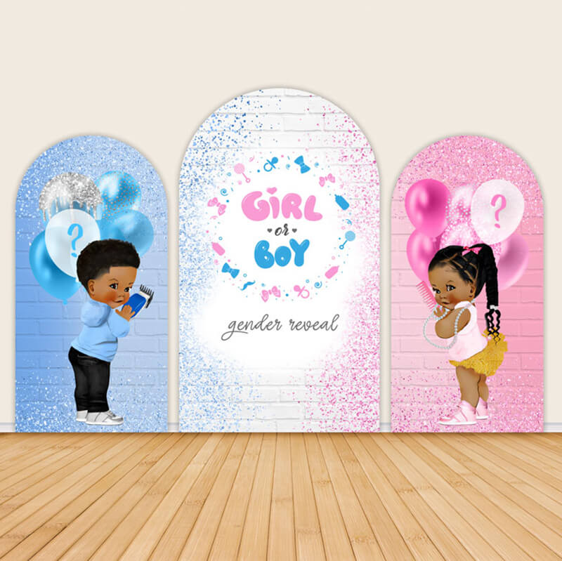 LS Gender Reveal Party Arch Co - Photography Questions recension och pris