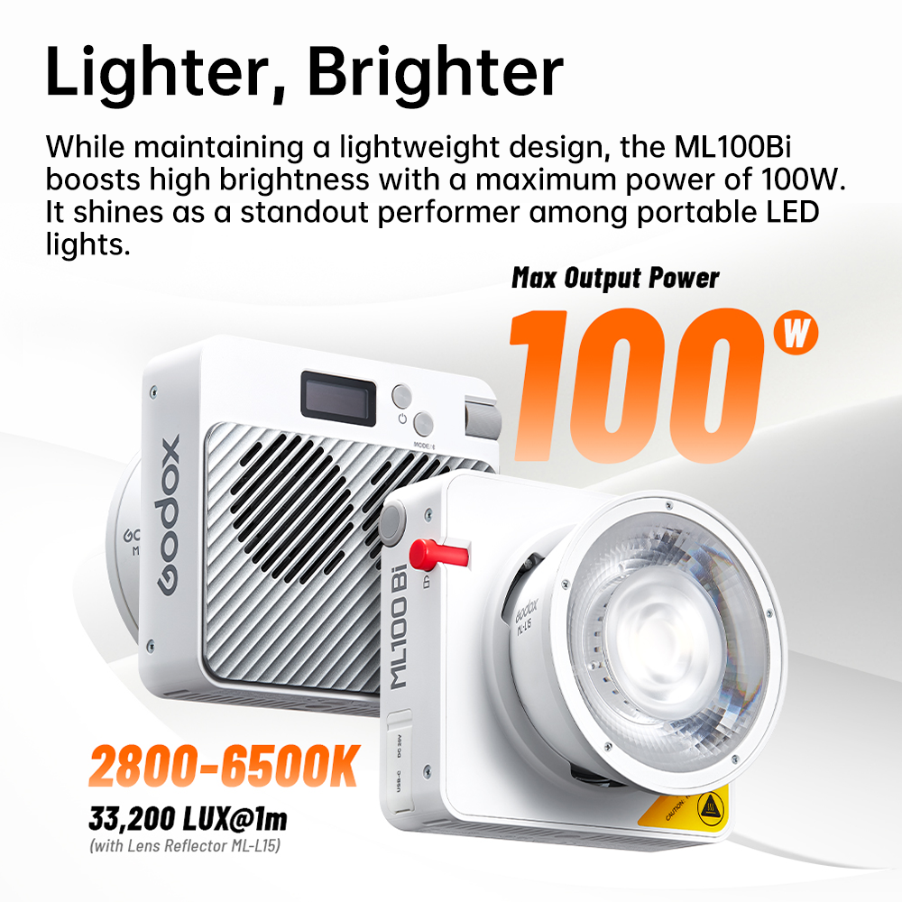 Godox ML100BI  Full Color LED  - Photography Umbrella Lights recension och pris
