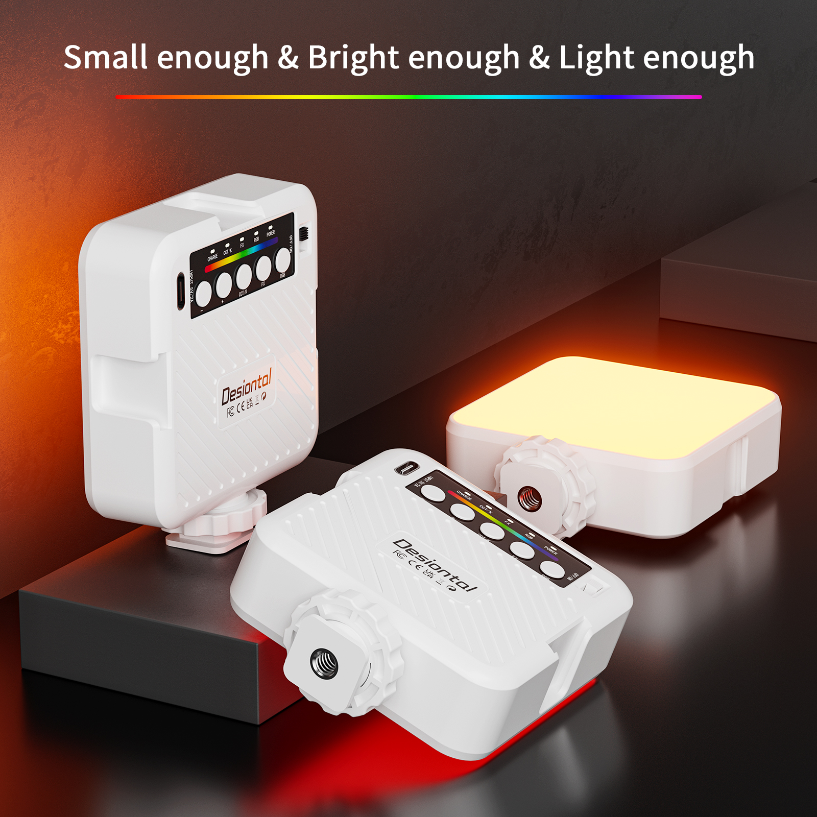 IReal X1 Full Color RGB Mini L - Photography Umbrella Lights recension och pris
