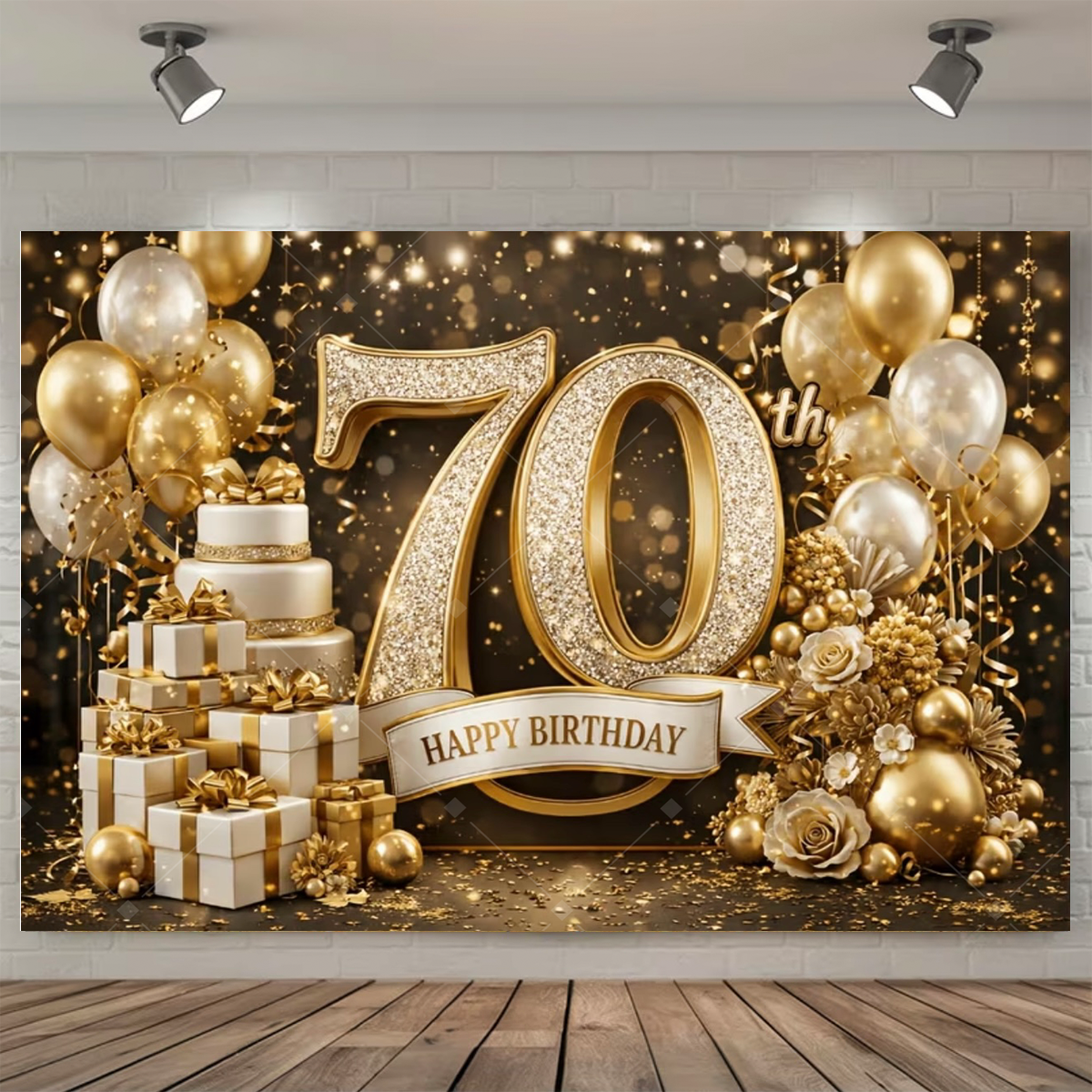 Happy 70th Birthday Backdrop G - Photography Class recension och pris
