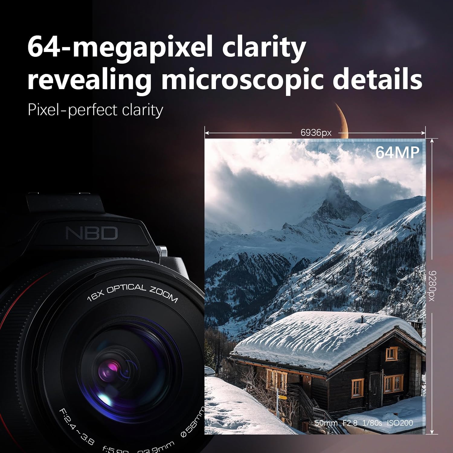 Professional 8K 64MP Photograp - Photography Camera recension och pris