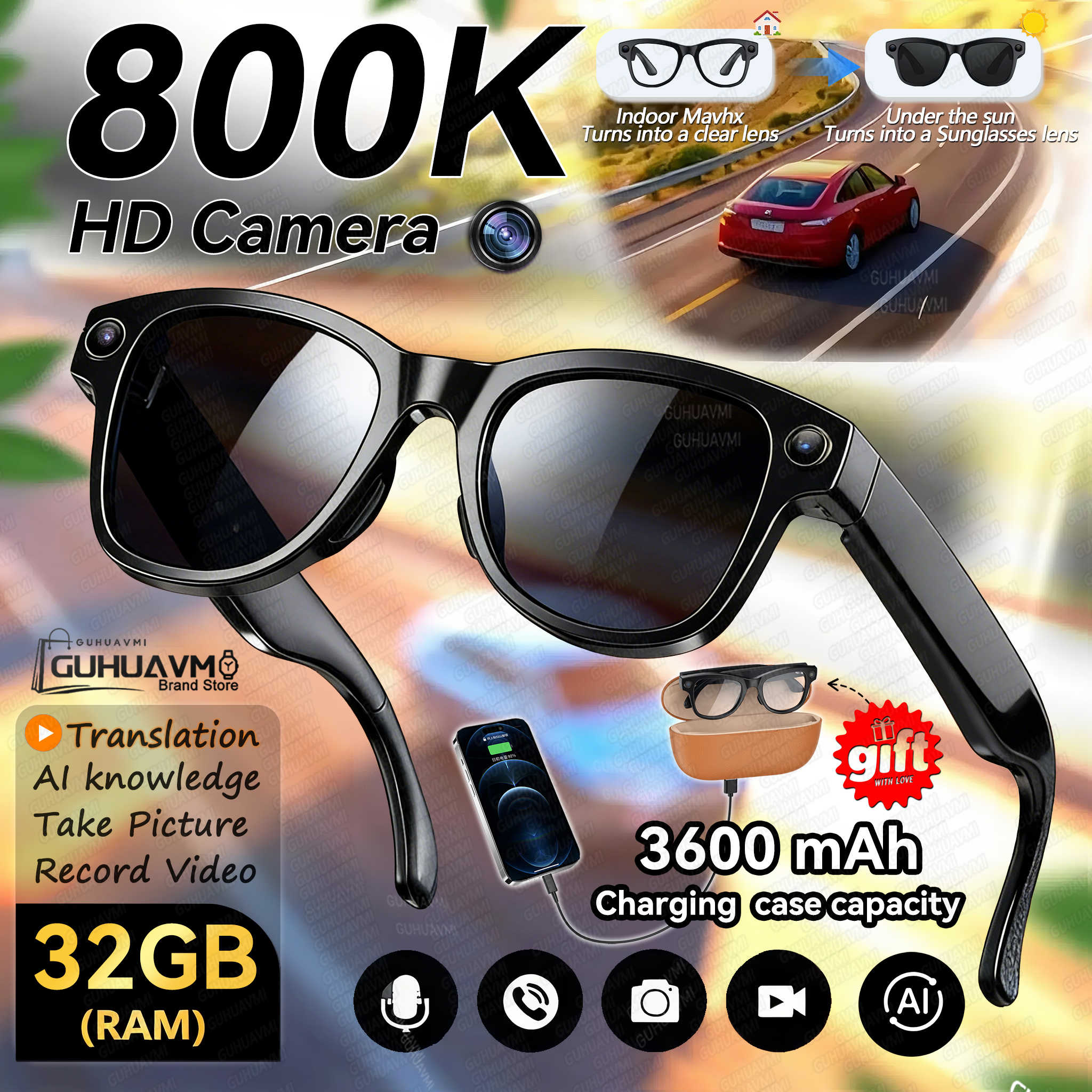 New 800W 4k HD Camera Smart Gl - Photography Product recension och pris