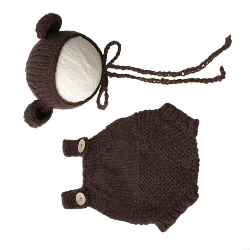 581F Baby Bear Hat Suspenders  - Photography Outfit recension och pris