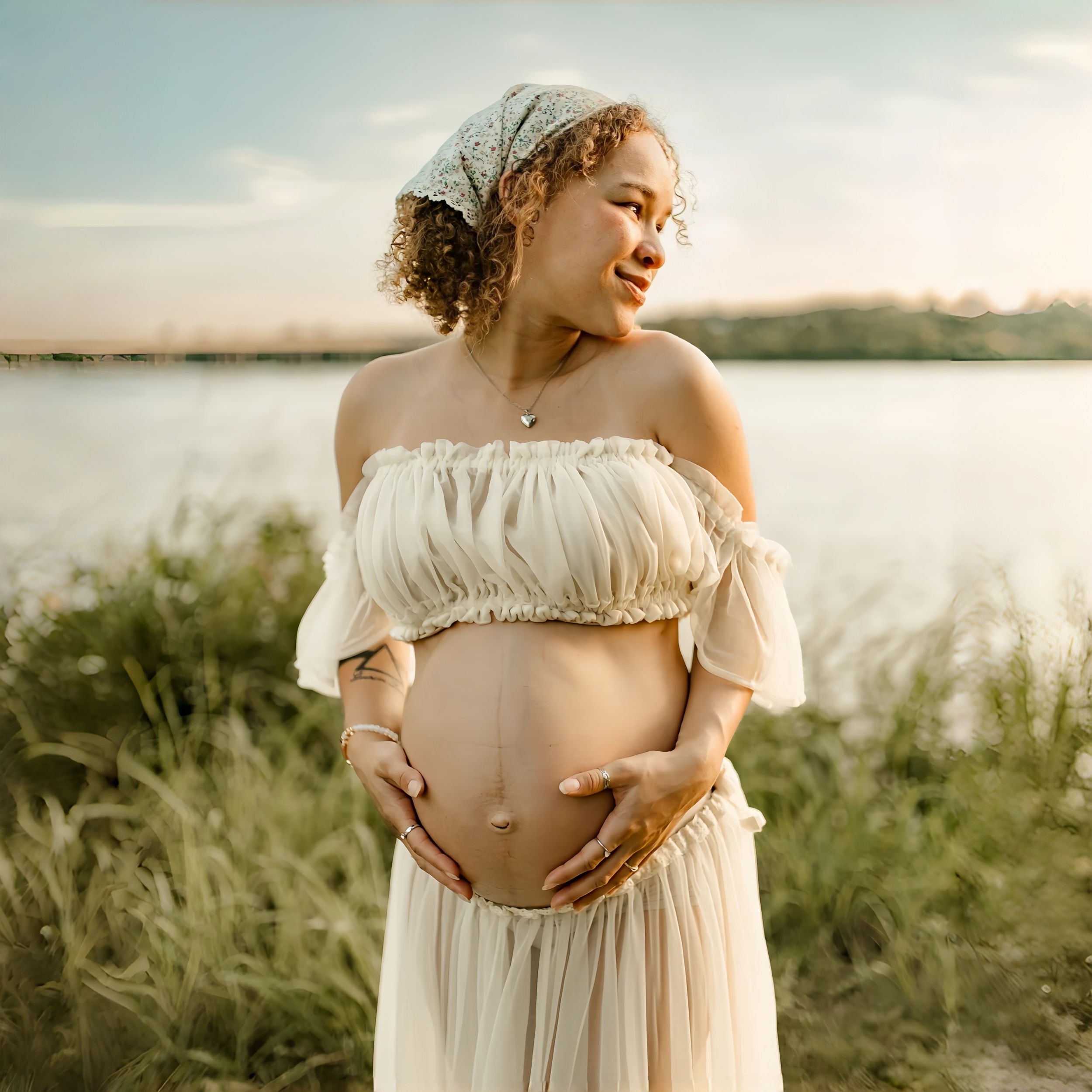 2 in 1 Chiffon Matenity Photo  - Photography Outfit recension och pris