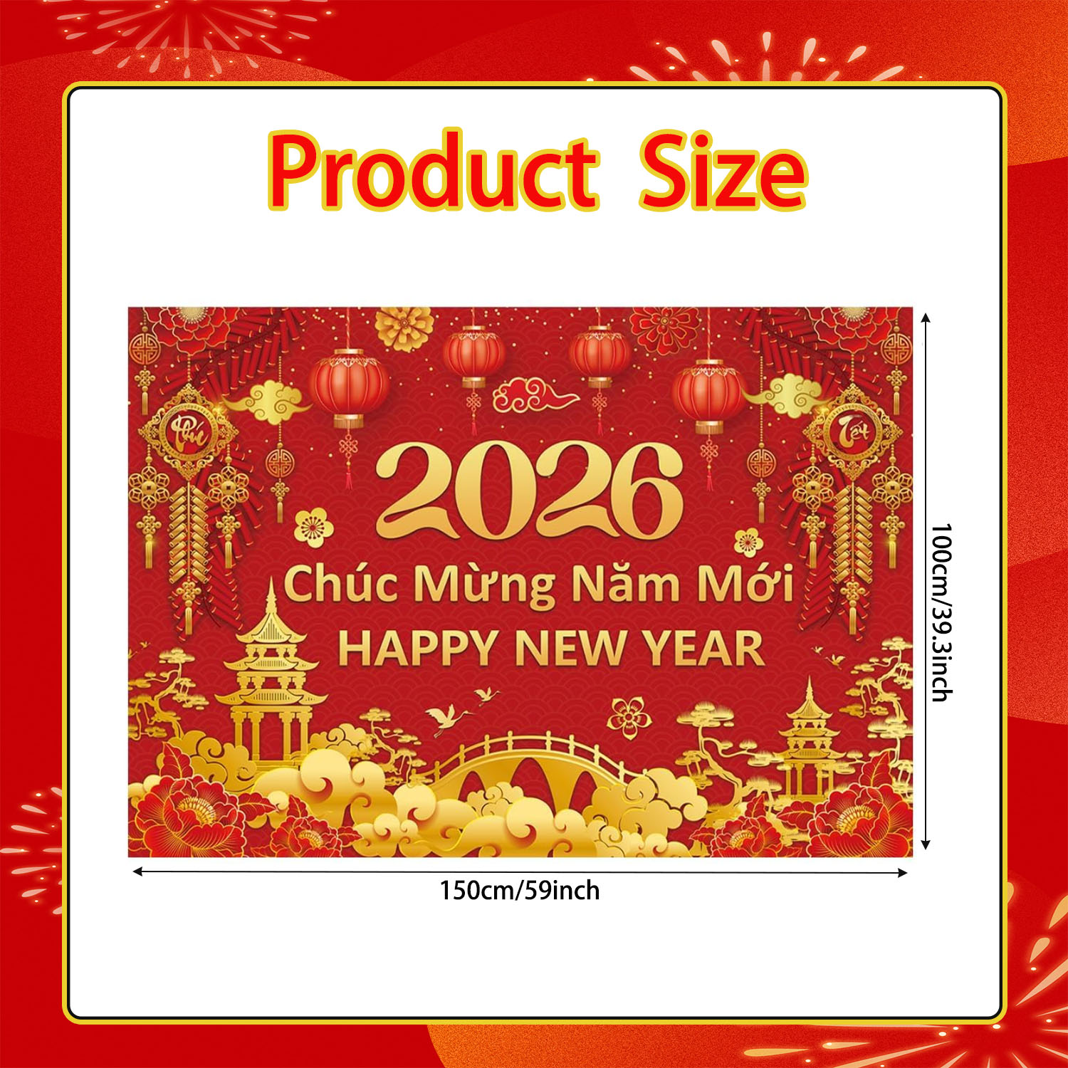 Vietnamese New Year Backdrop 2 - Photography Vietnam recension och pris
