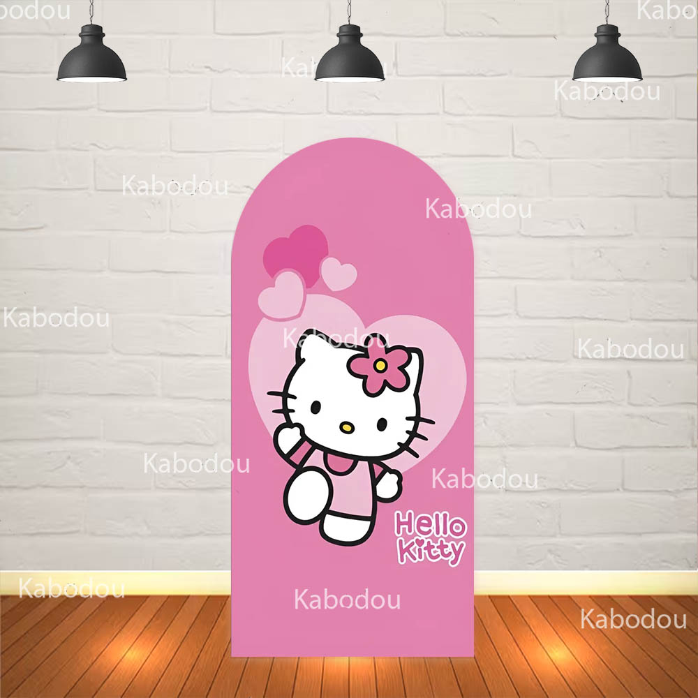 Hello Kittys Backdrop Pink Arc - Photography Class recension och pris