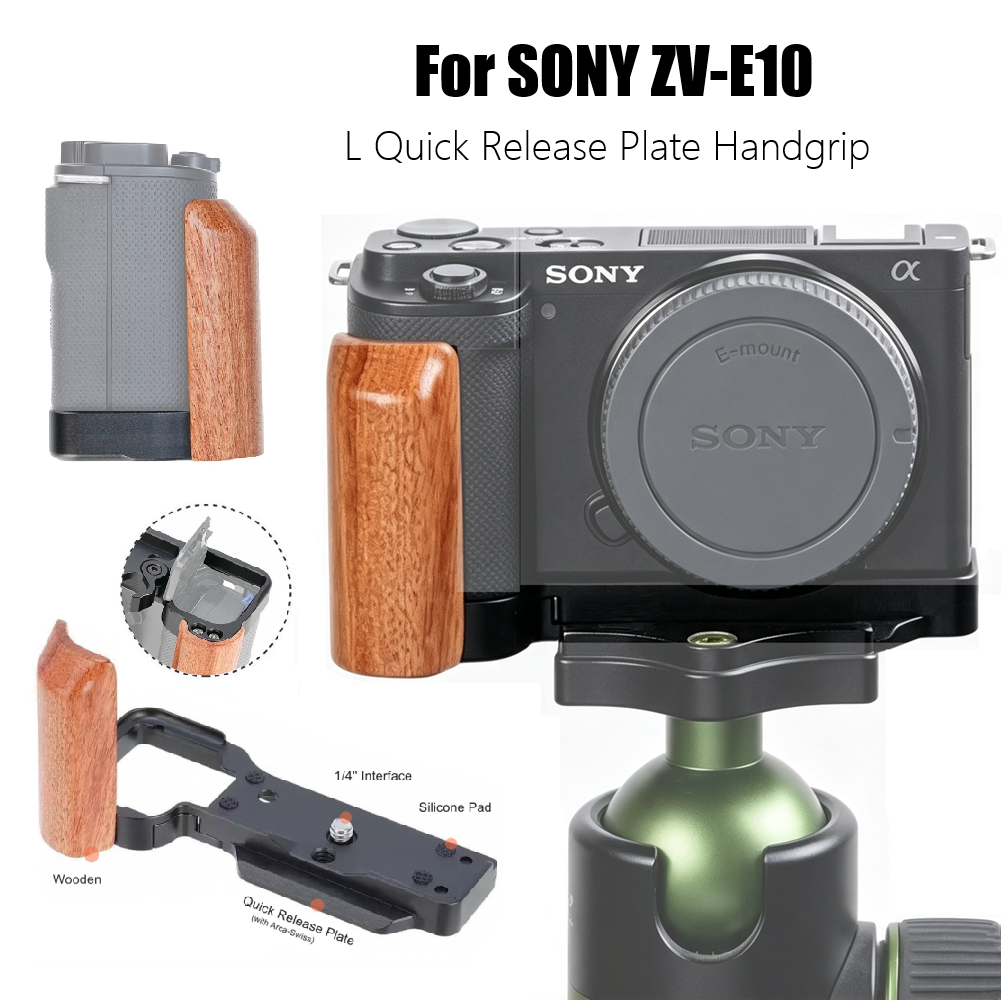 Compatible with Sony Alpha ZVE - Camera Cage Baseplate recension och pris