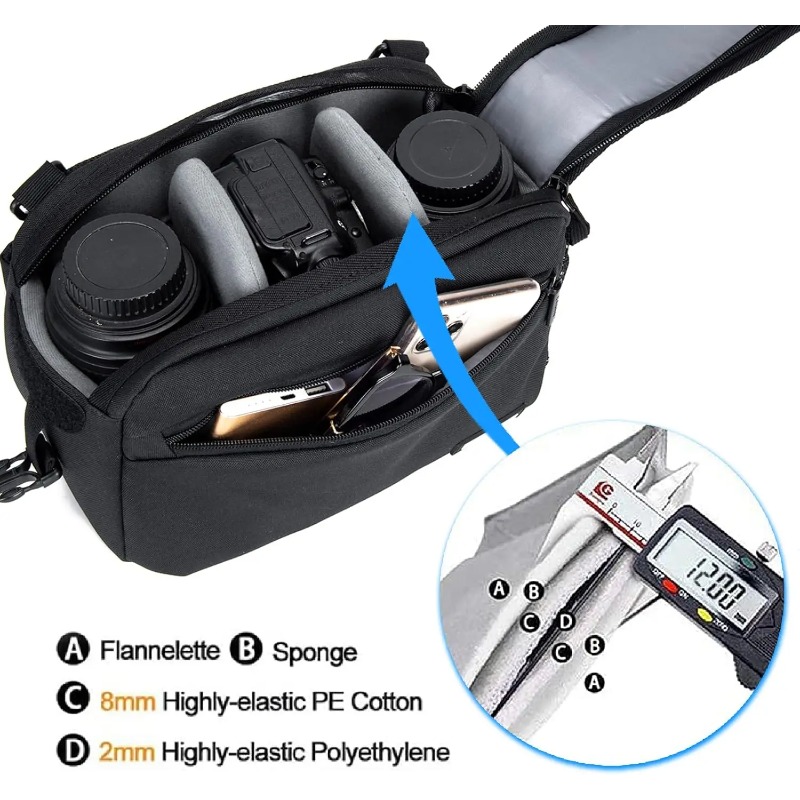 Waterproof One-Shoulder Sling  - Camera Bag Waterproof recension och pris