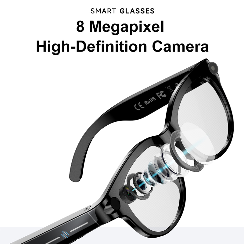 FLAUNT AI Smart Glasses 4K Cam - Photography Product recension och pris
