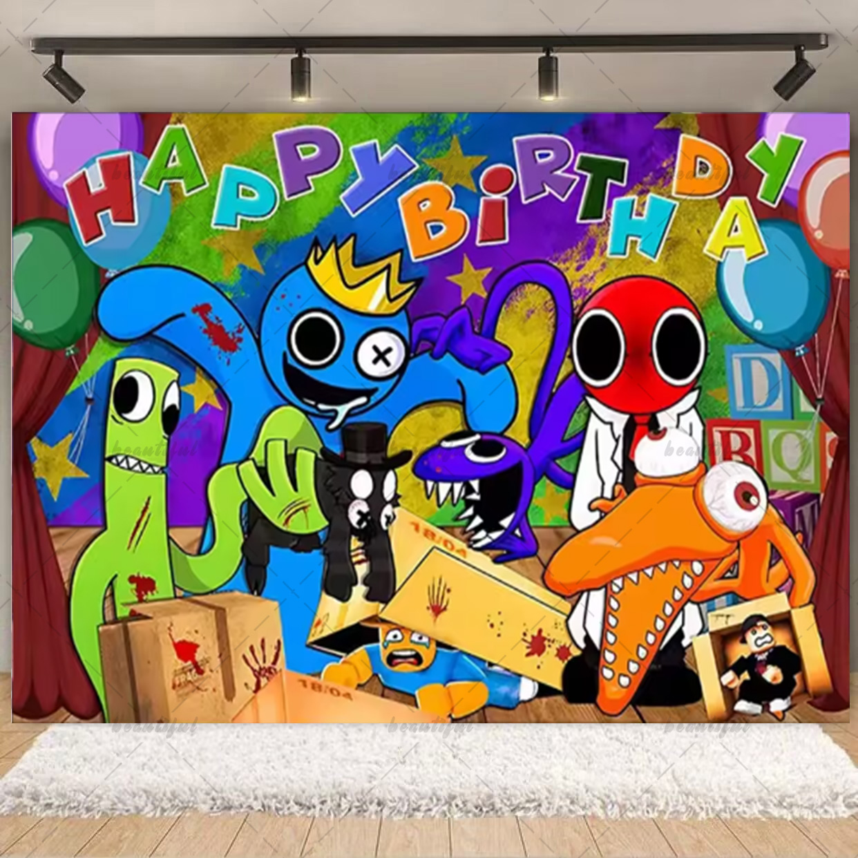 Cartoon Rainbow Theme  Kid Bir - Photography Class recension och pris