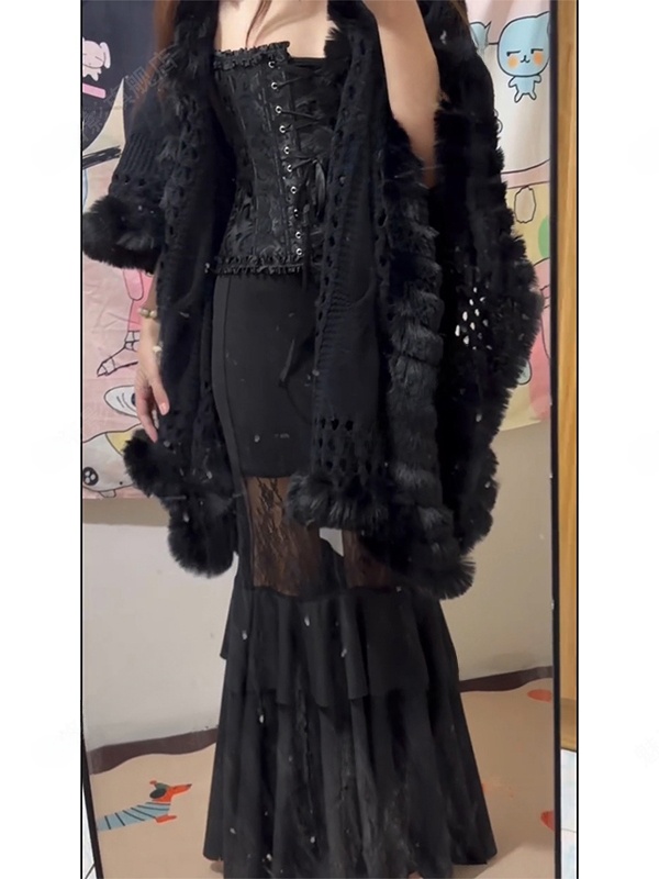 Warm Knitted Shawl Fashionable - Photography Young recension och pris