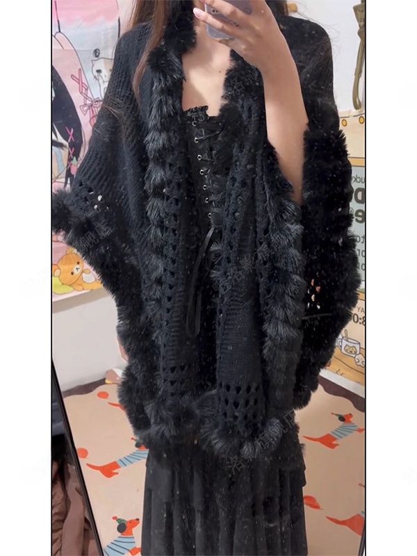 Warm Knitted Shawl Fashionable - Photography Young recension och pris